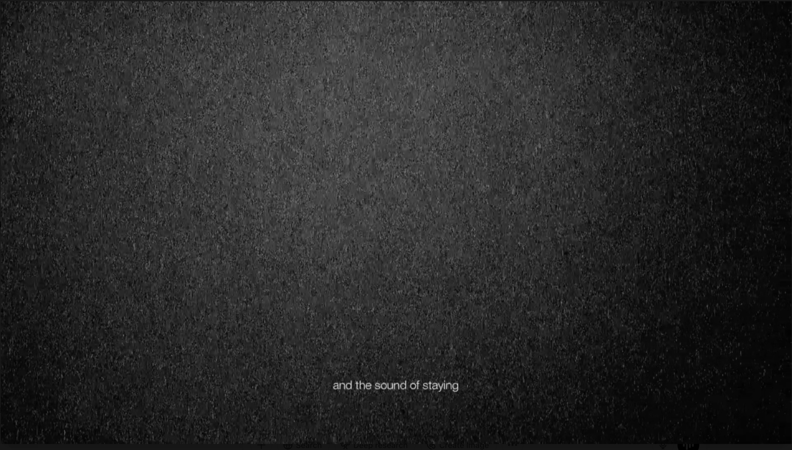still from episode 000 — and the sound of staying
